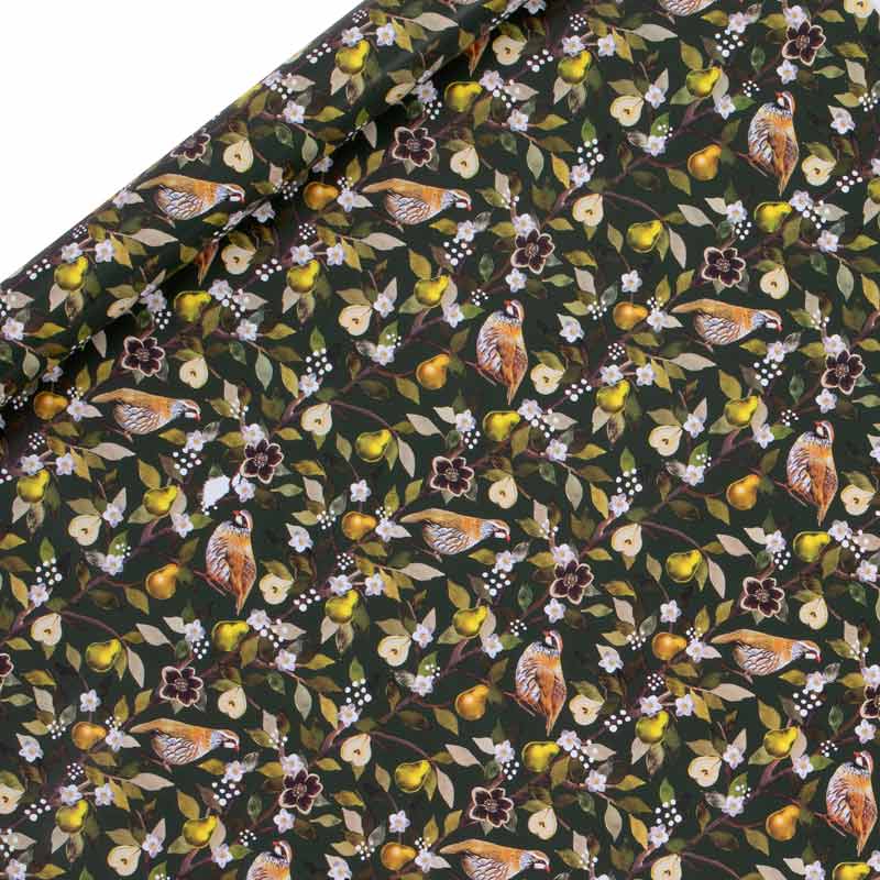 Glick Partridge In A Pear Tree Gift Wrap (4m) image 0