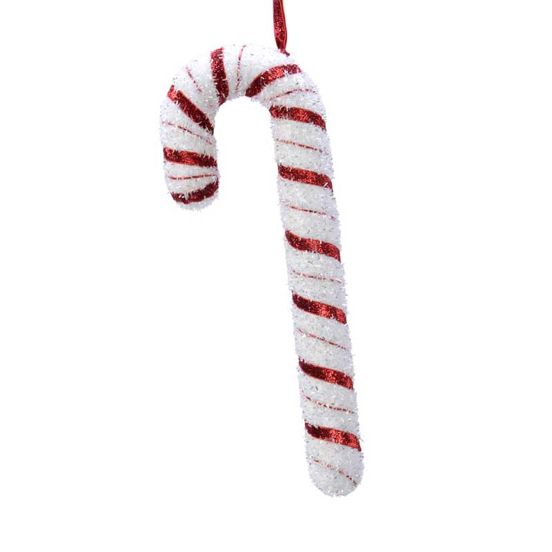 Decoris Red & White Foam Candy Cane image 0