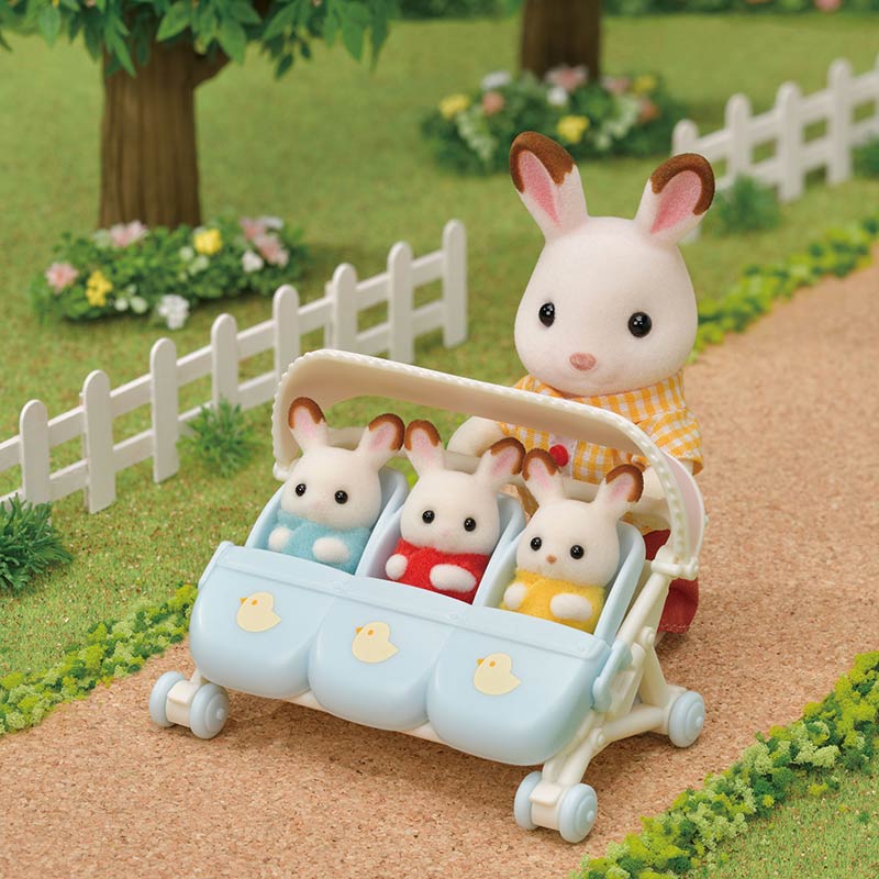 Sylvanian Families Triplets Stroller image 0