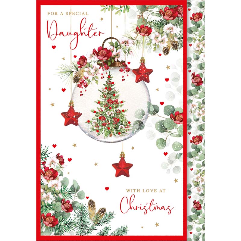 Nigel Quiney Tree In Bauble Christmas Card image 0