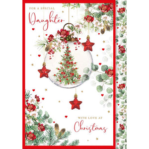 Nigel Quiney Tree In Bauble Christmas Card image 0