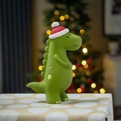 Zoon Latex Christmas Dino Dog Toy image 0