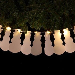 NOMA DIY Paper Snowman Garland image 0