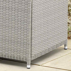 Bramblecrest Wentworth Cushion Storage Box with Liner in Pewter Rattan - Large image 4
