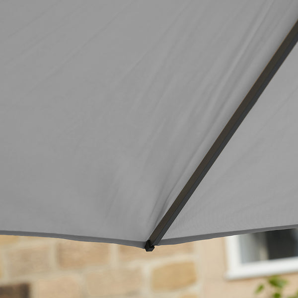 Platinum Riva 3.5m Round Crank Parasol – Luna Grey image 2