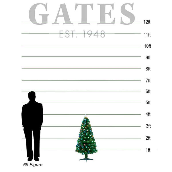 Everlands Fibre Optic Prestwick Pre-Lit Christmas Tree - 4ft image 1