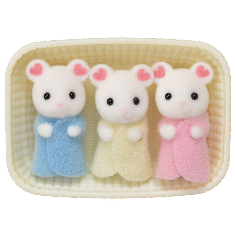 Sylvanian Families 'Marshmallow Mouse Triplets' image 0