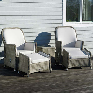 Bramblecrest Monte Carlo 2 Seat Recliner Set in Prairie Rattan image 3