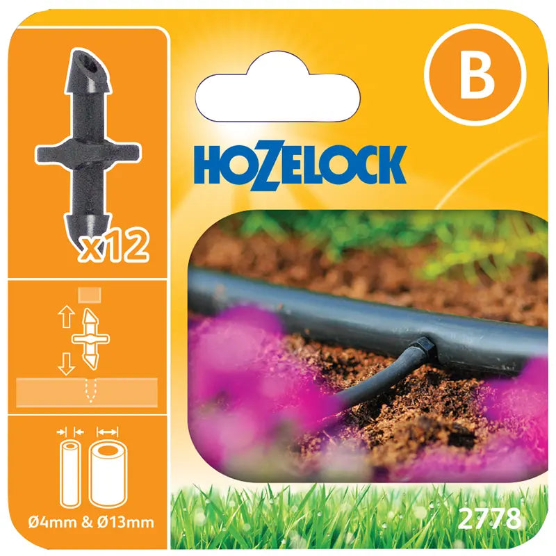 Hozelock 4mm Straight Connector (Pack of 12) image 0