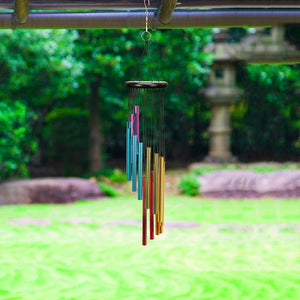 Symphony Rainbow 14-Tube Wind Chime image 0