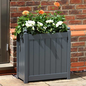 AFK Garden Classic Tall Painted Trough Charcoal