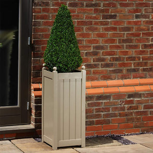 AFK Garden Classic Tall Painted Planter Nutmeg