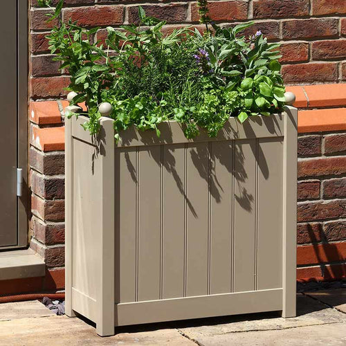 AFK Garden Classic Tall Painted Trough Nutmeg