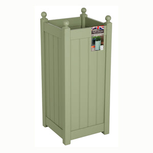 AFK Garden Classic Tall Painted Planter Sage