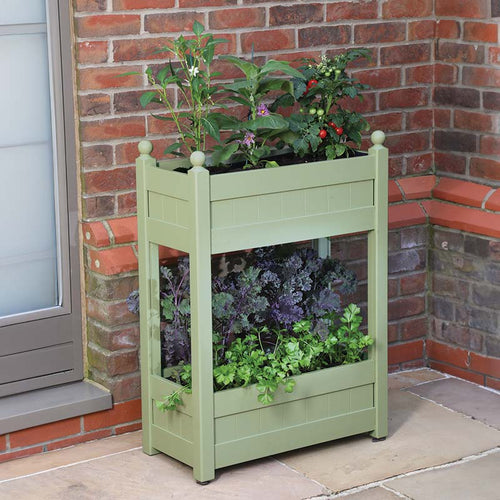 AFK Garden Classic Painted Vegetable Trough Sage