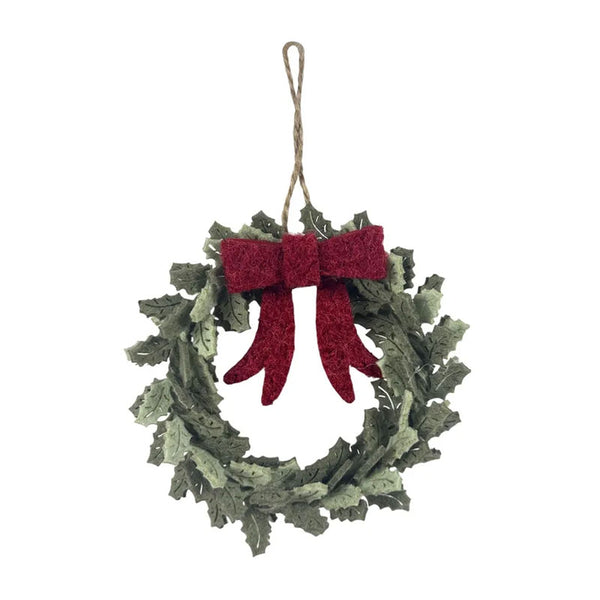 APAC Felt Leaf Wreath