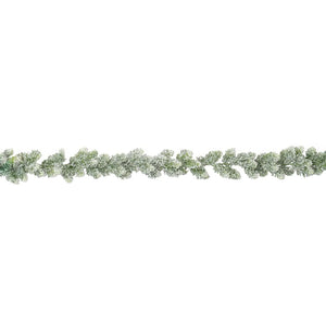 Flock Cedar Green Garland (1.8m)