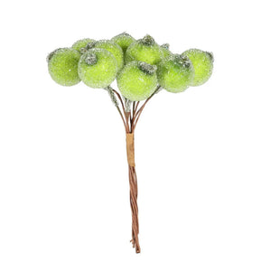 APAC Green Frosted Berry Picks