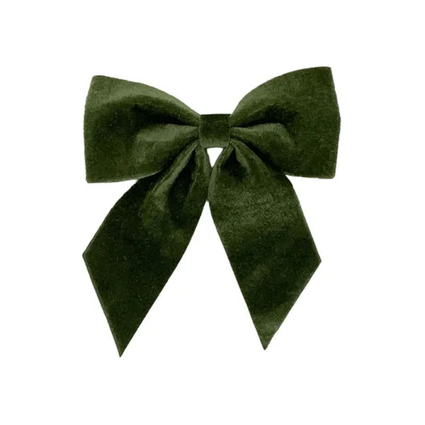 APAC Green Velvet Bow
