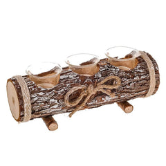 APAC Log Tealight Holder
