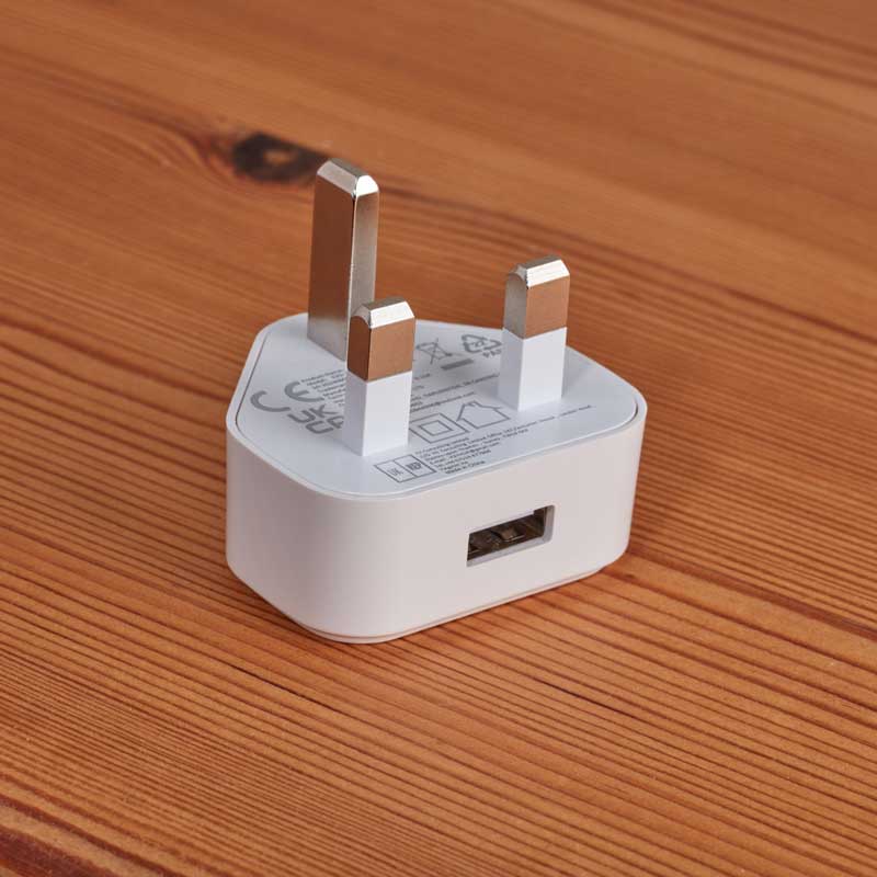 White USB Adaptor Plug image 0