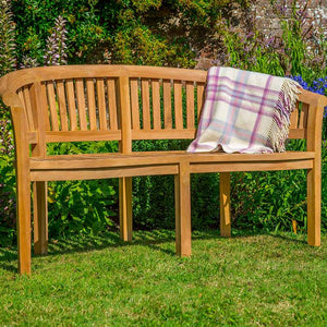 Bramblecrest Broadway Banana Garden Bench - Seats 2-3 image 1
