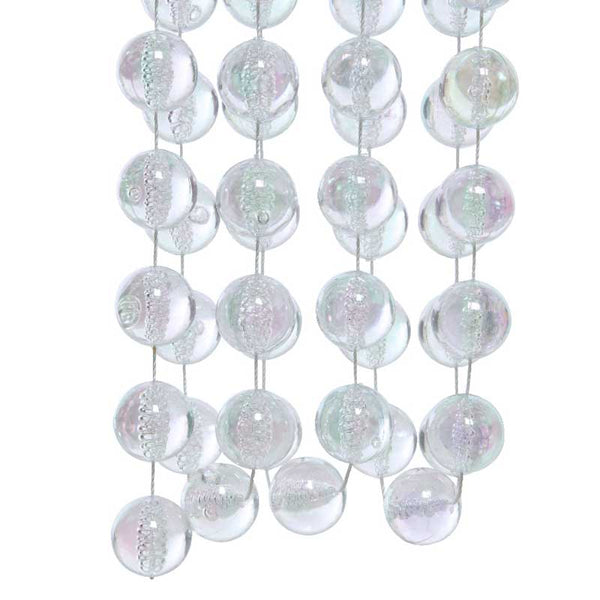Decoris XXL Christmas Bead Garland - Iris Transparent image