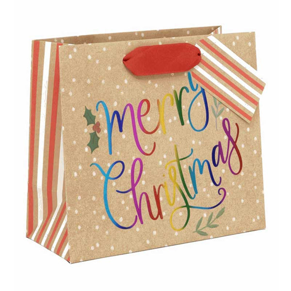 Glick Rainbow Merry Christmas Gift Bag image 2