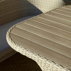 Bramblecrest Tetbury Nutmeg Tree-Free Balcony Set with 2.5m Parasol &amp; 15kg Base image 3
