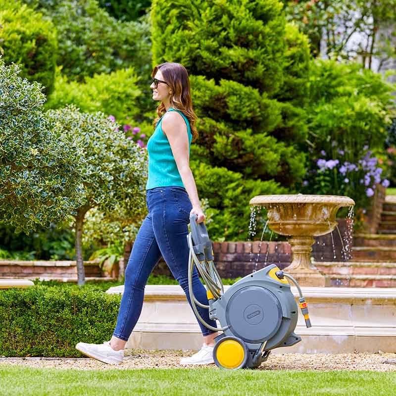 Hozelock Mobile Auto Reel with 35m Hose image 0