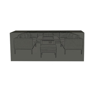 Supremo Cover for U-Shaped Modular Set, 320 x 220cm image 0