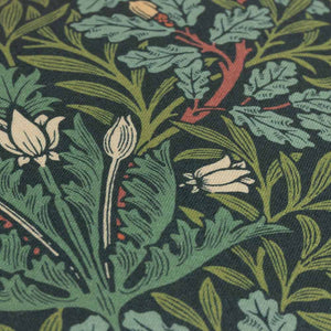 Morris & Co Multi Acorn Piped Outdoor Cushion, 45 x 45cm - Thyme / Forest image 2