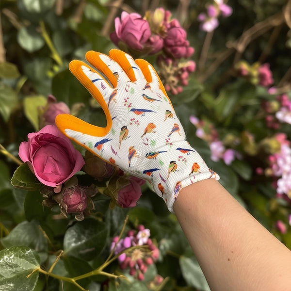 Town & Country Ladies’ Flex Grip Bird Pattern Gloves image 1