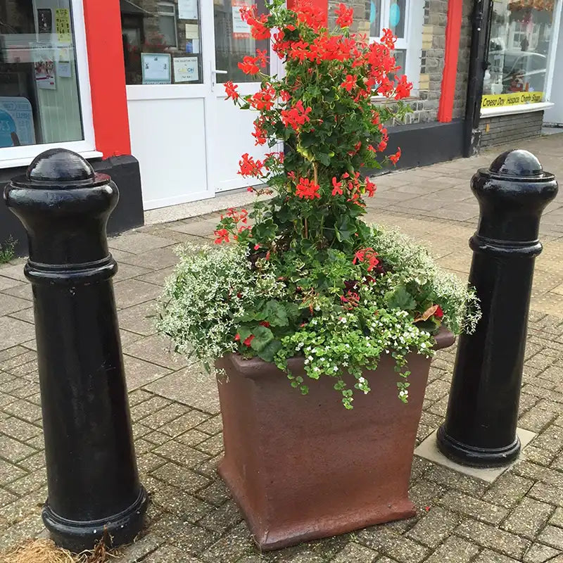 Tapered Square Terracotta Pot Medium (D42cm x H46cm) image 0