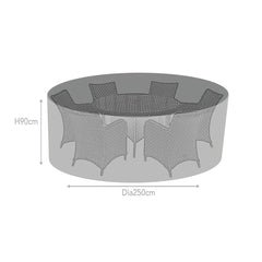 Supremo TEX Furniture Cover for 6 Seat Round Dining Set image 0