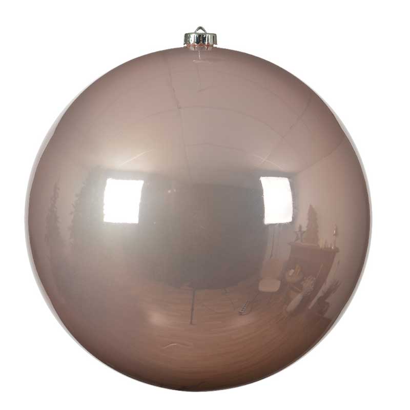 Decoris Large Shatterproof Bauble in Blush Pink image 0