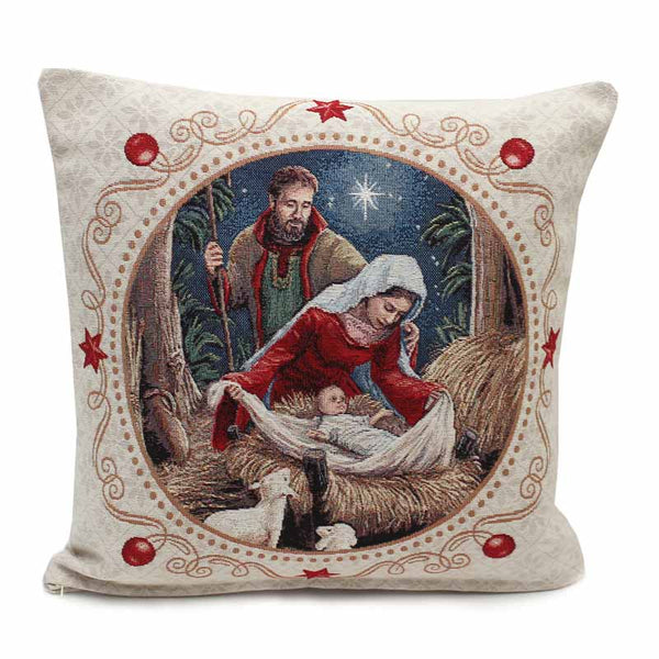 Peggy Wilkins Nativity Cushion image 0