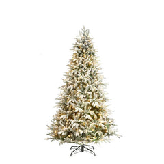 National Tree Snowy Harmony Spruce Pre-Lit Christmas Tree - 6.5ft image 0