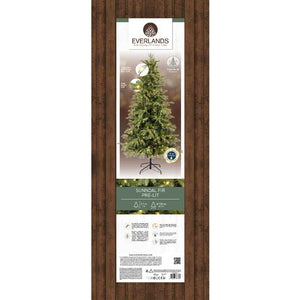 Everlands Sunndal Fir Pre-Lit Artificial Christmas Tree - 7ft image 4