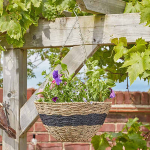 Smart Garden Kent Faux Rattan Hanging Basket (14-inch) image 0
