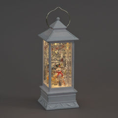 SnowTime LED Snowman White Water Lantern image 0