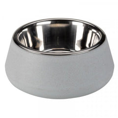 Zoon FloorGrip Stainless Steel 2-in-1 Bowl Bamboo Sky Blue image 0