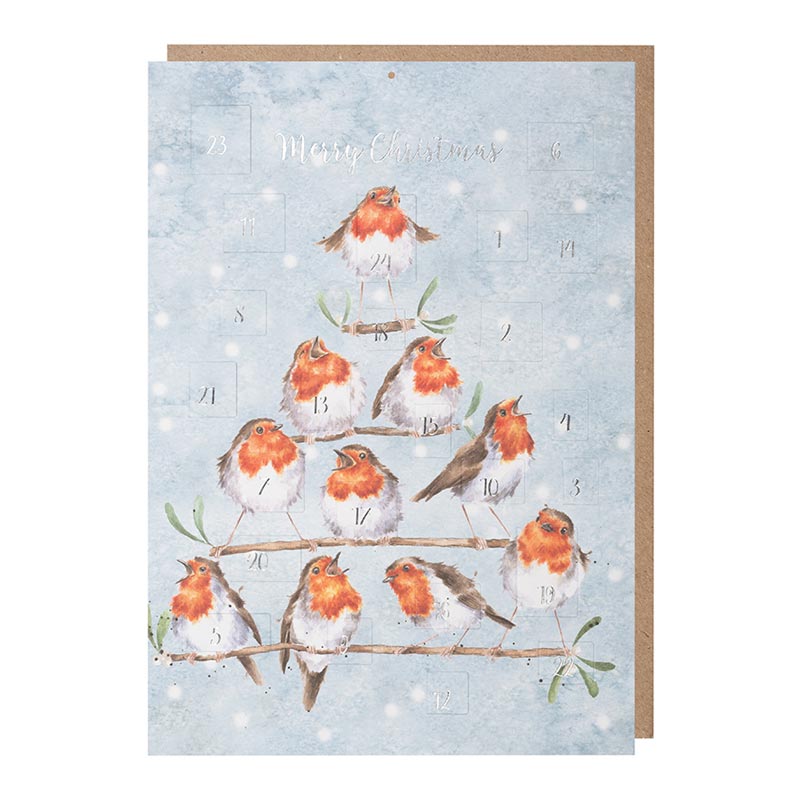 Wrendale Designs Rockin Robins Advent Calendar image 0