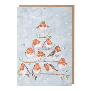 Wrendale Designs Rockin Robins Advent Calendar image 0