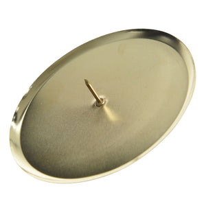 Decoris Light Gold Candle Holder (Pack of 4) image 1