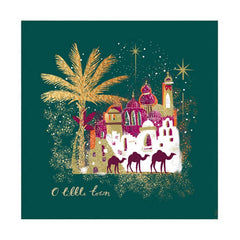 Woodmansterne O Little Town Christmas Card image 0