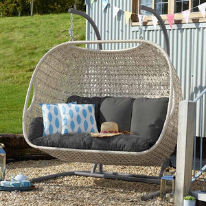 Bramblecrest Monterey Triple Hanging Cocoon in Dove Grey image 0