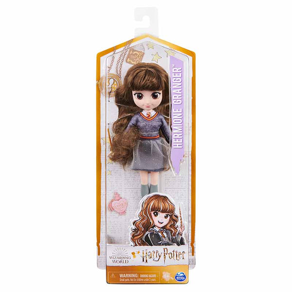 Wizarding World, Hermione Granger Collectible 8" Doll in Harry Potter Hogwarts Gryffindor Uniform, Ages 5+ image 3