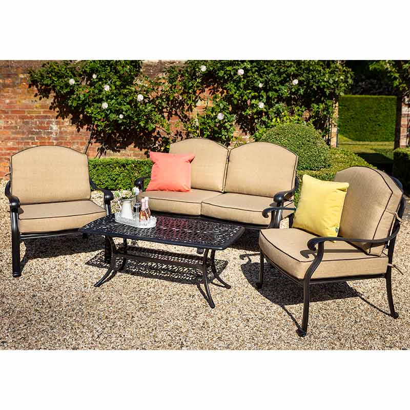 Hartman Amalfi 2 Seater Sofa Lounge Set in Bronze image 0