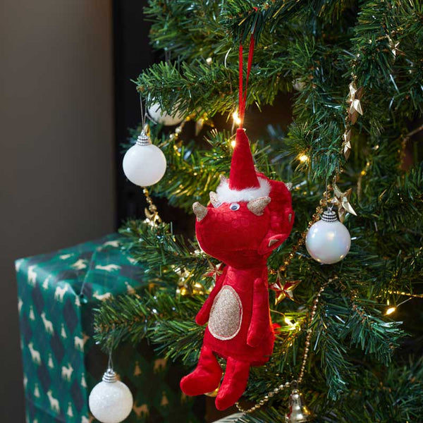 Three Kings Red Festive Dino Pendant (Assorted Designs) image 4